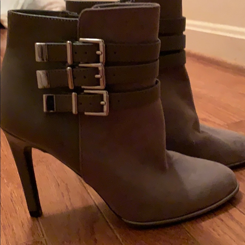 Sam and Libby Gray Suede Boots